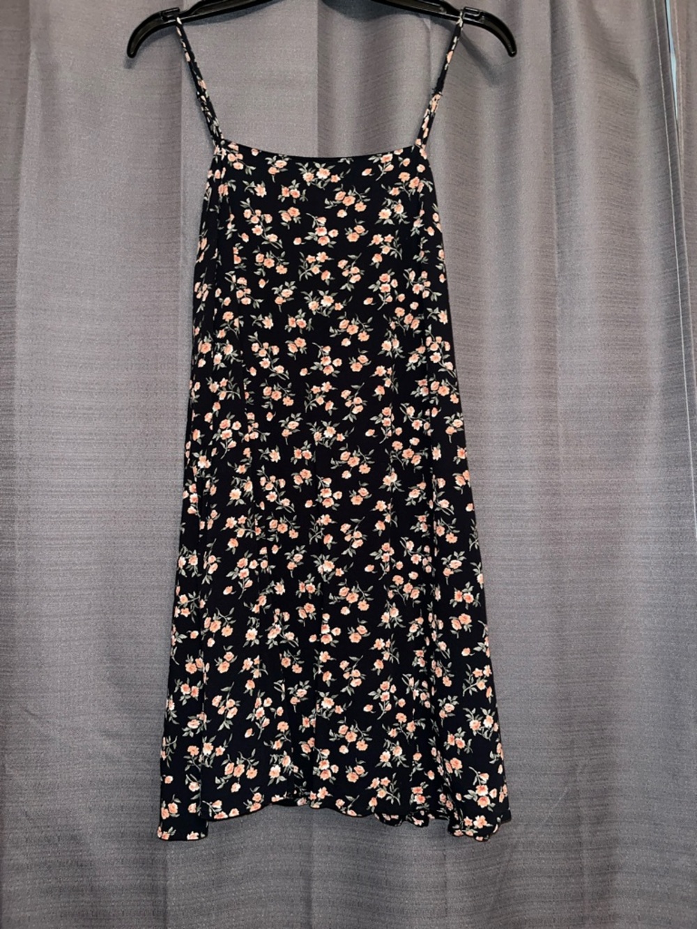 AE Floral Spaghetti-Strap Mini Dress